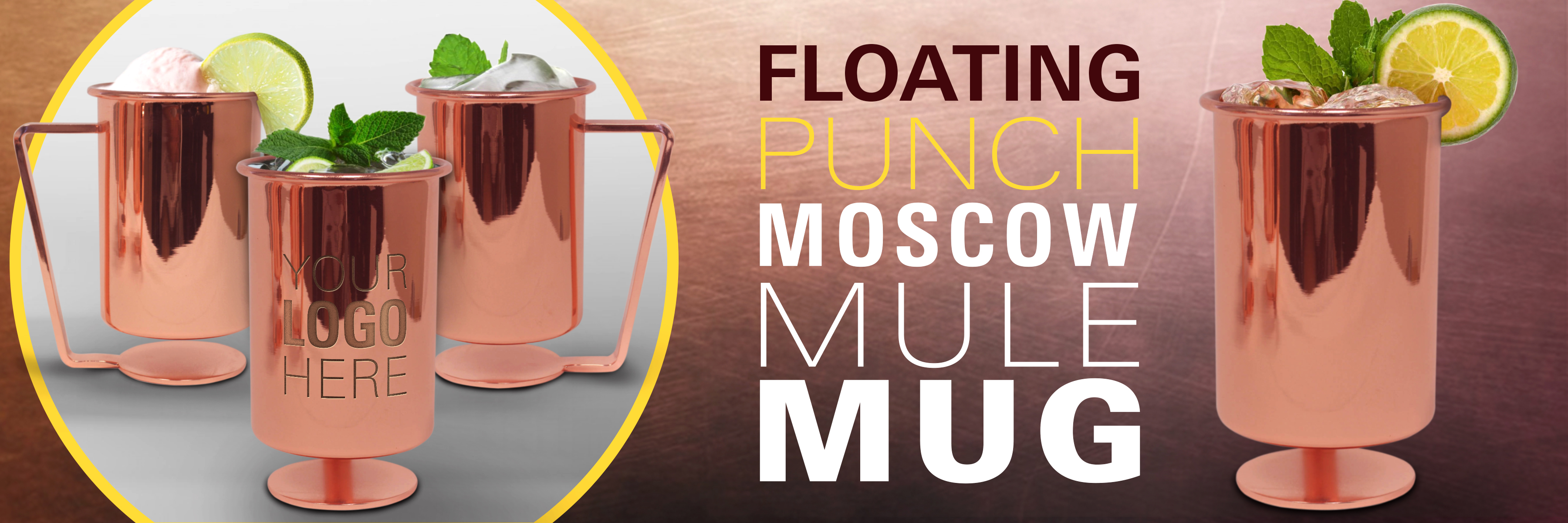 floating moscow mule mug punch