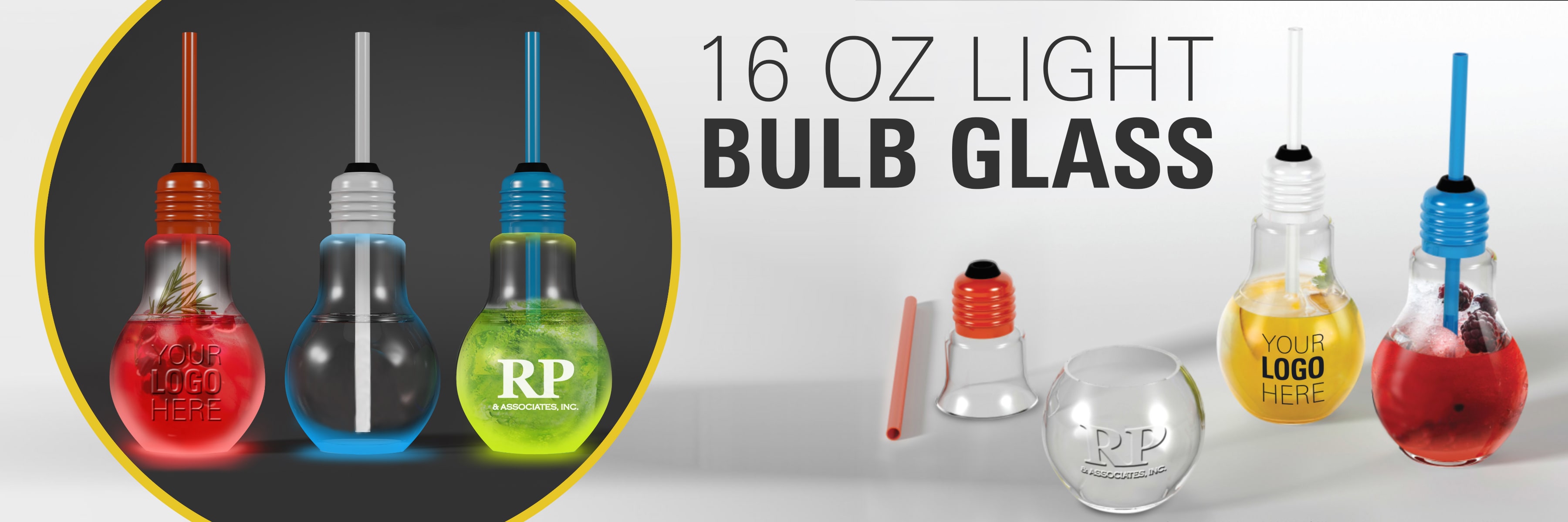 16oz light bulb glass