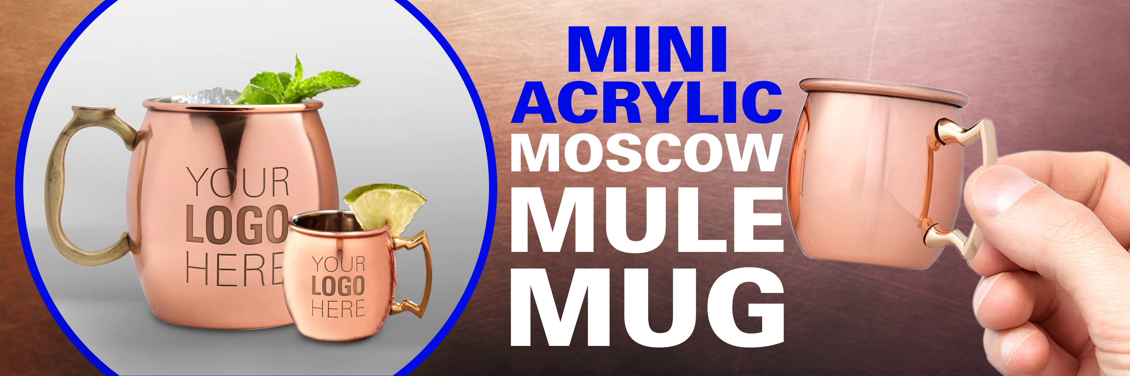 mini acrylic moscow mule mug