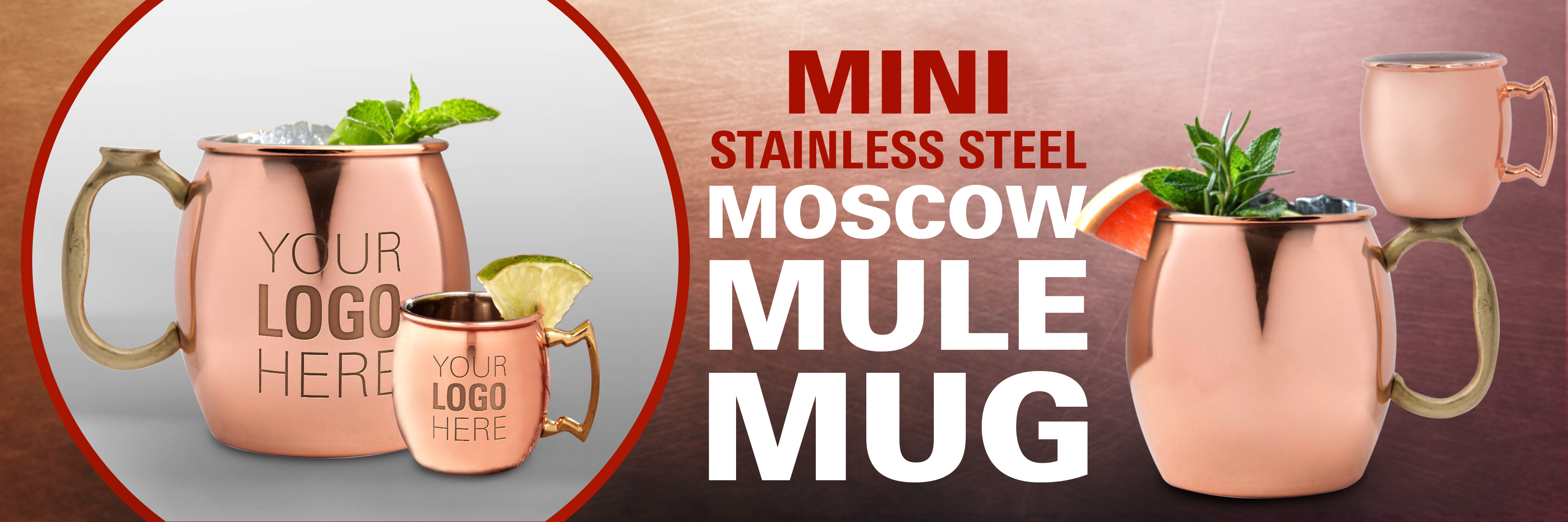mini stainless steel moscow mule mug