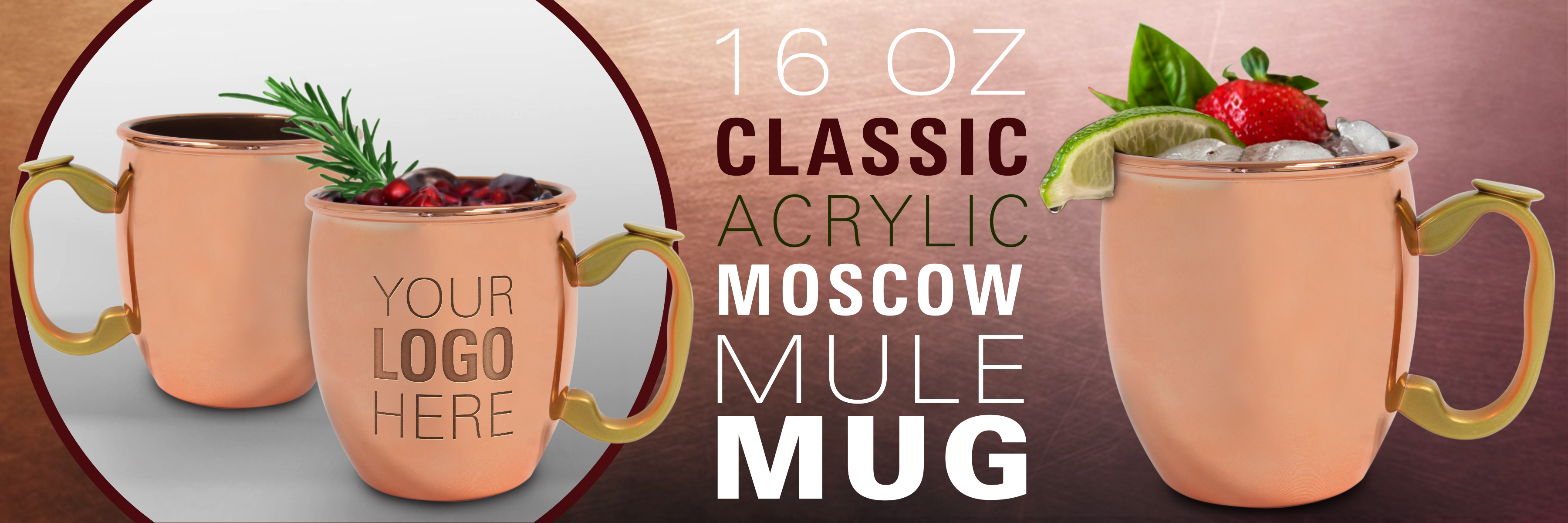 acrylic moscow mule mug