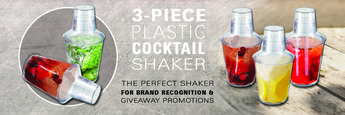 3-Piece Cocktail Shaker