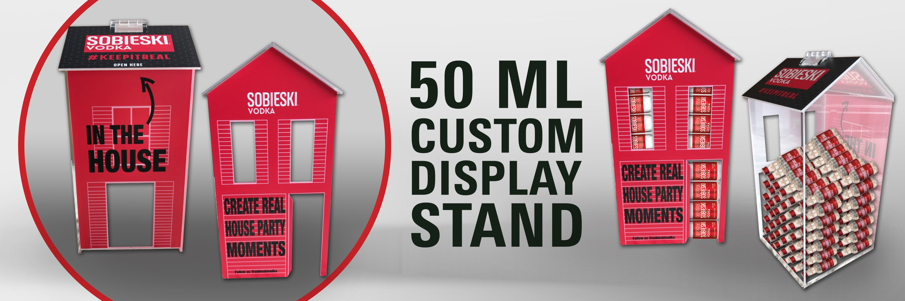 custom 50ml display stand