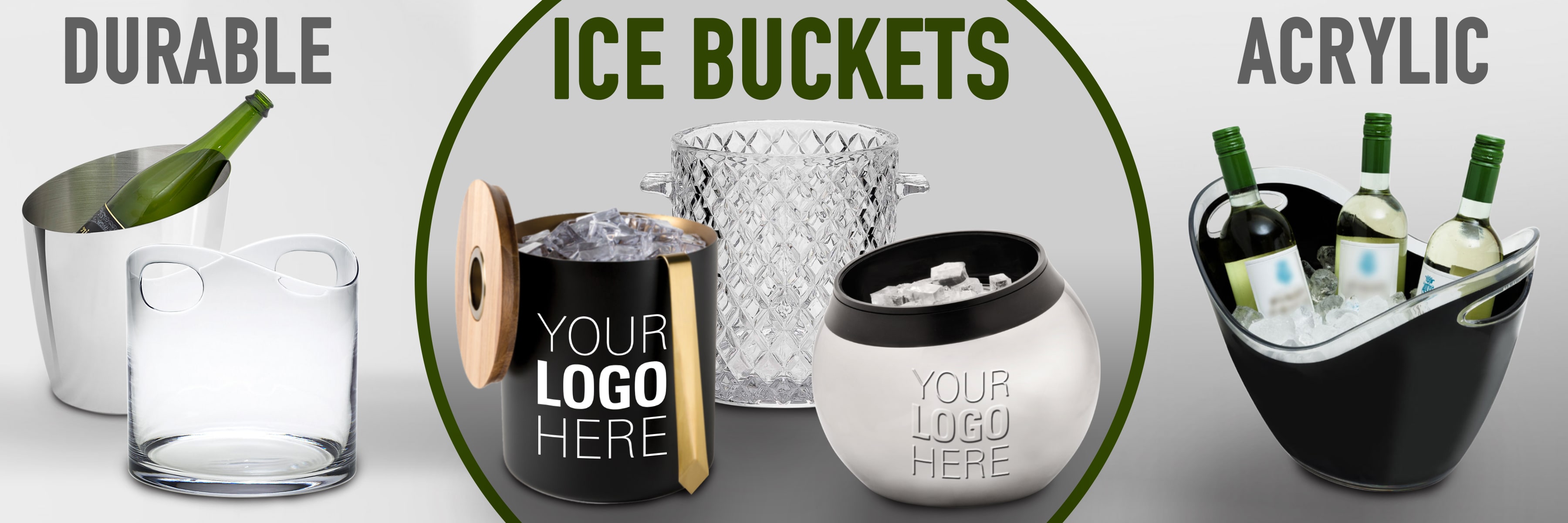 custom ice buckets