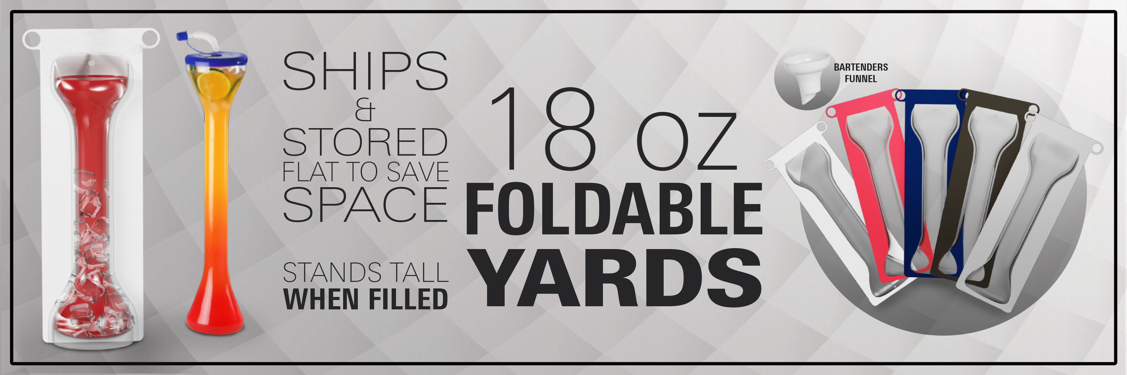foldable yard banner