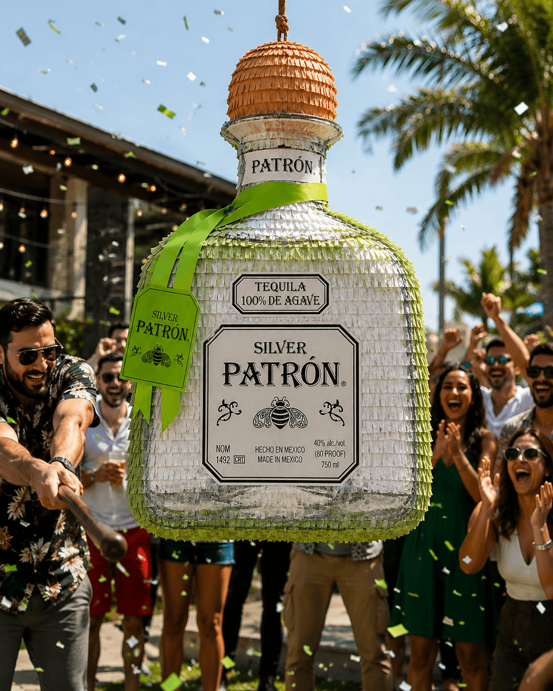 Bottle-Shaped Piñata