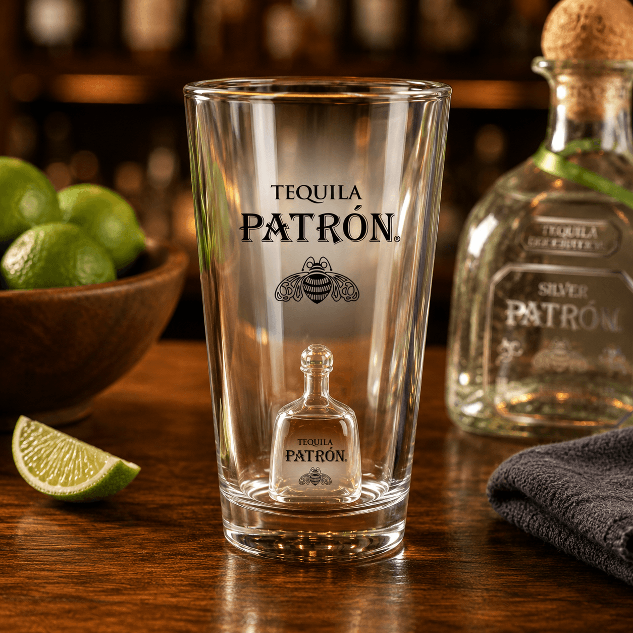Cup with Bottle in Base